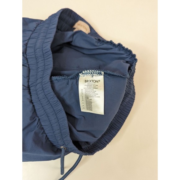 Brixton Nylon Board Shorts Swim Trunk Size Small Blue Drawstring - Picture 6 of 9